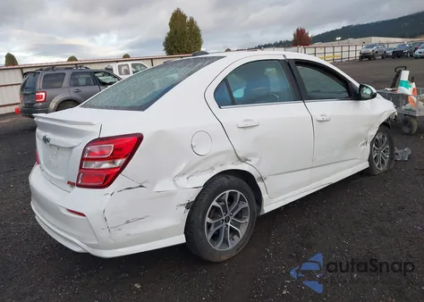 2018 Chevrolet Sonic Lt Auto из США, поврежденный, VIN 1G1JD5SHXJ4108671